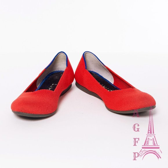Rothy’s Red Round toes ballet flats - Picture 6 of 16